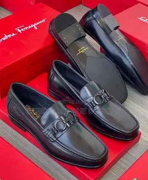 Midnight Luxe Classic Black Leather Loafers