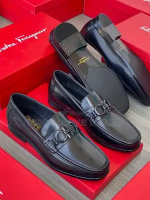 Midnight Luxe Classic Black Leather Loafers
