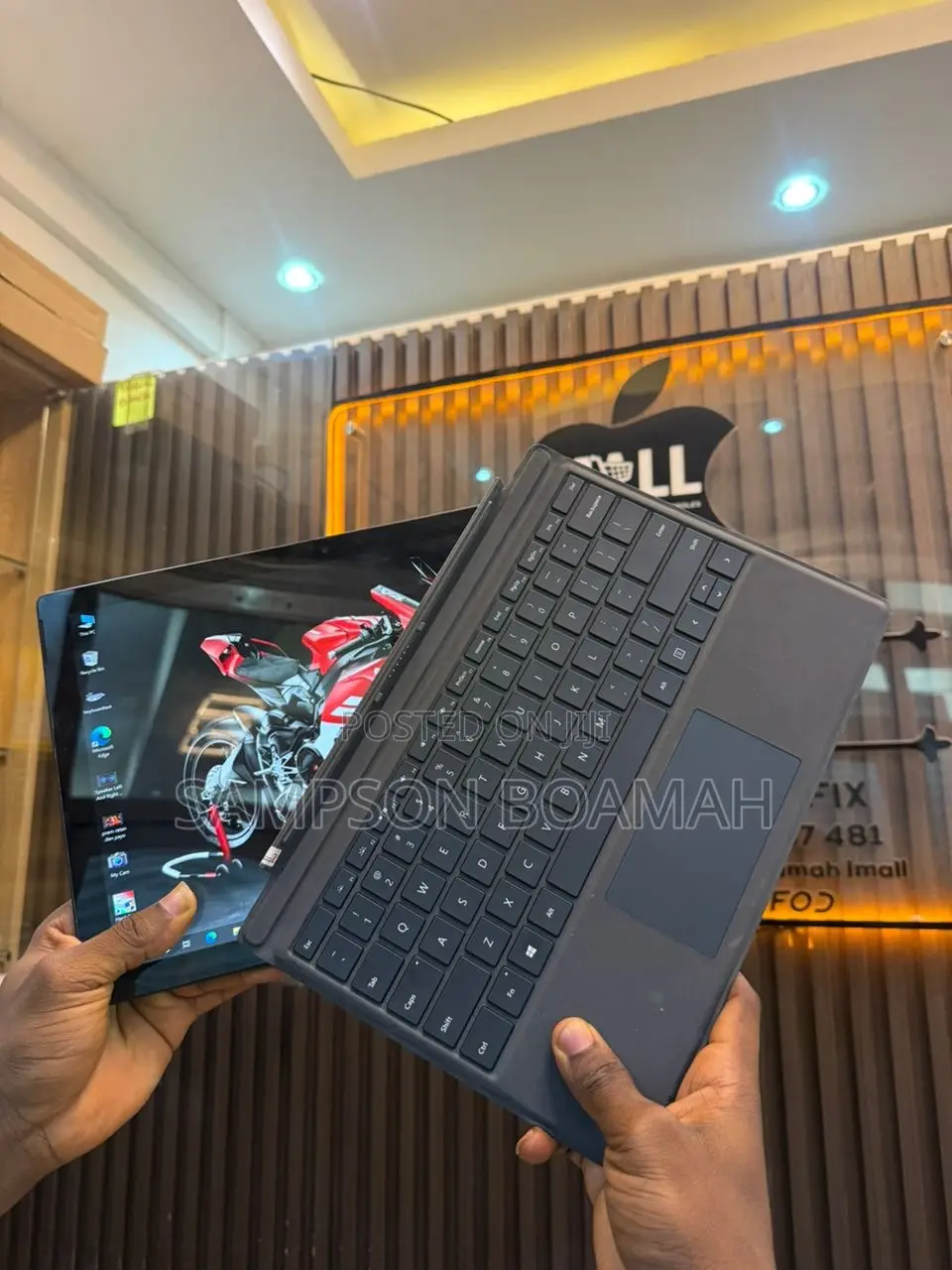 New Laptop Microsoft Surface Pro 6 8GB Intel Core i5 SSD 256GB