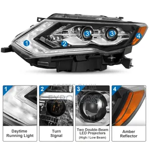 Nissan Rogue Sl/Sl Hybrid Models 2017-2020 Headlight