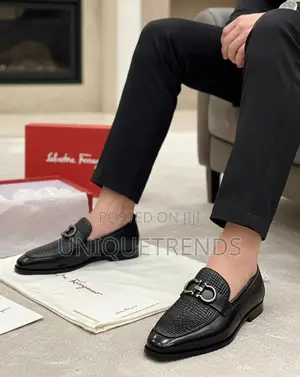 Salvatore Ferragamo Executive Men’S Leather Loafers