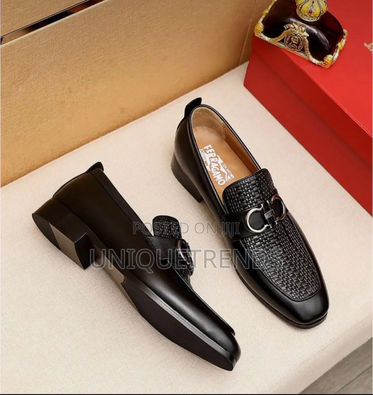 Salvatore Ferragamo Executive Men’S Leather Loafers