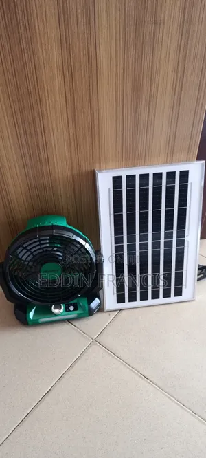 Solar Table Fan With Remote Control