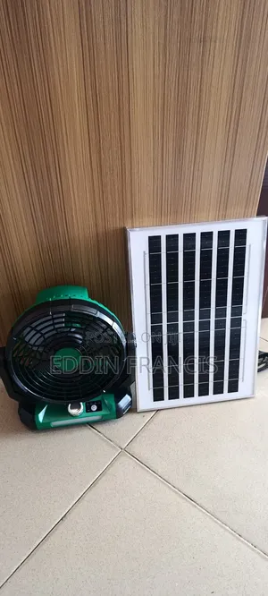 Solar Table Fan With Remote Control