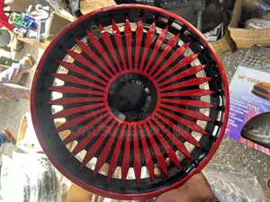 Red Black Wheel Covers Rim 14 15 16
