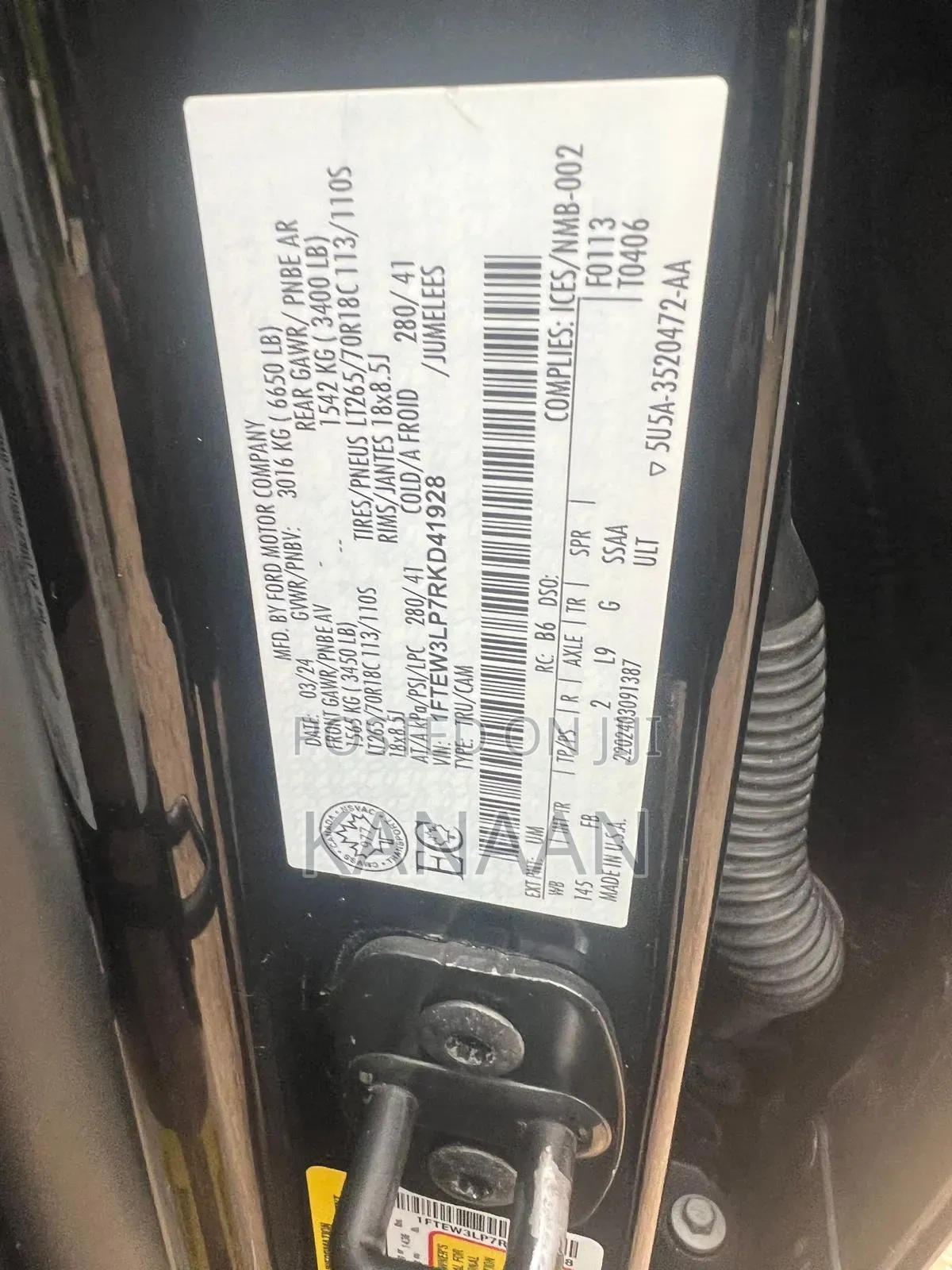 Ford F-150 2024 Black