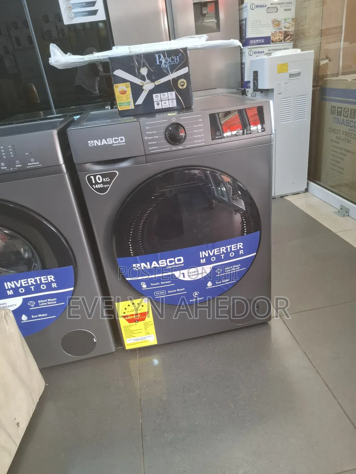 Large Size of Nasco 10kg Washing Machine Full Automatic Front Load