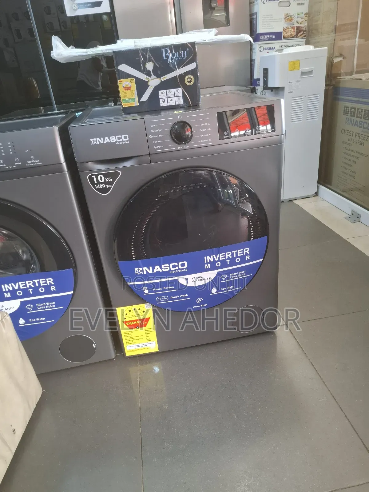 Large Size of Nasco 10kg Washing Machine Full Automatic Front Load