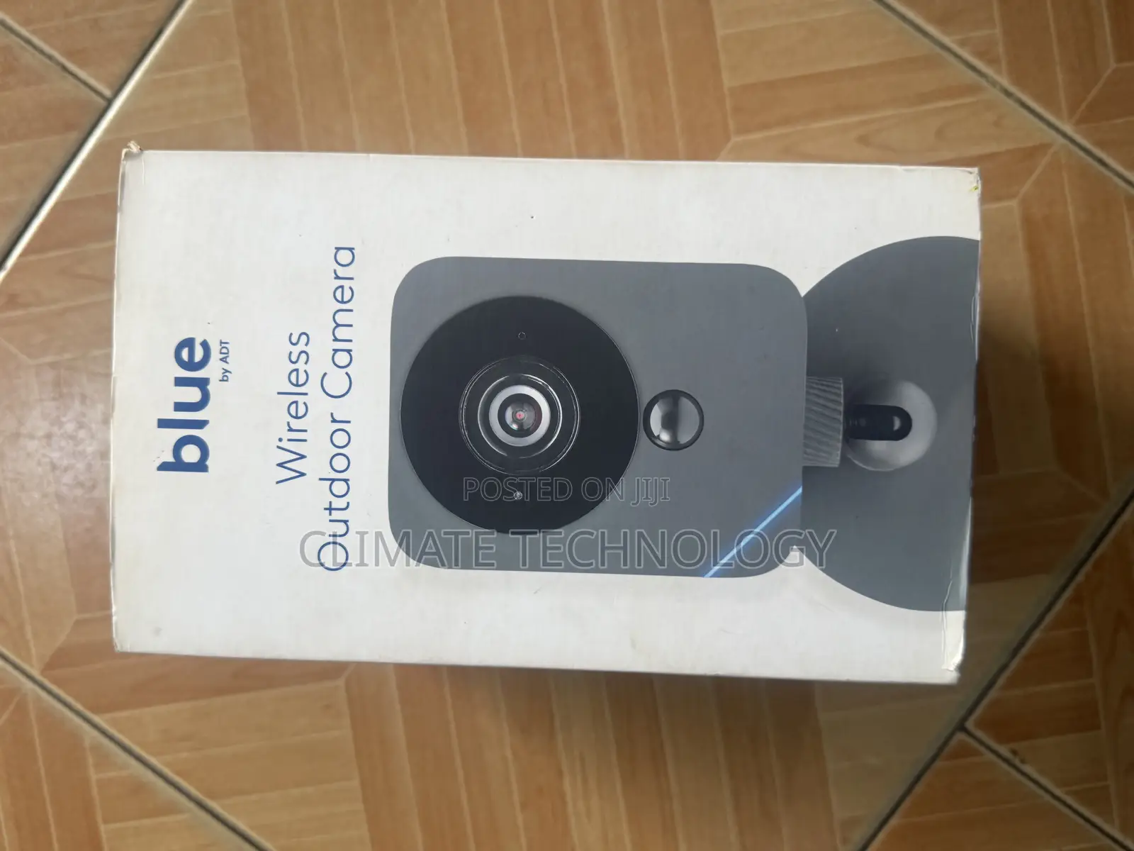Blue Wireless Outdoor Camera