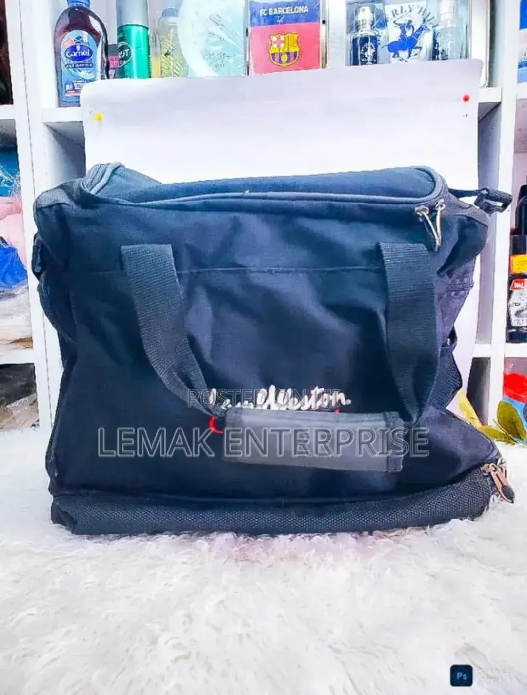 Duffel Shoulder Bag Black