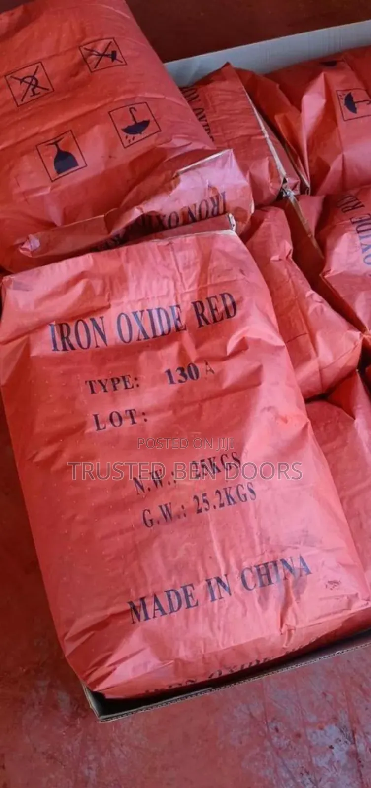 Red Iron Oxide Color Pigment Pigment for Construction Paint Making