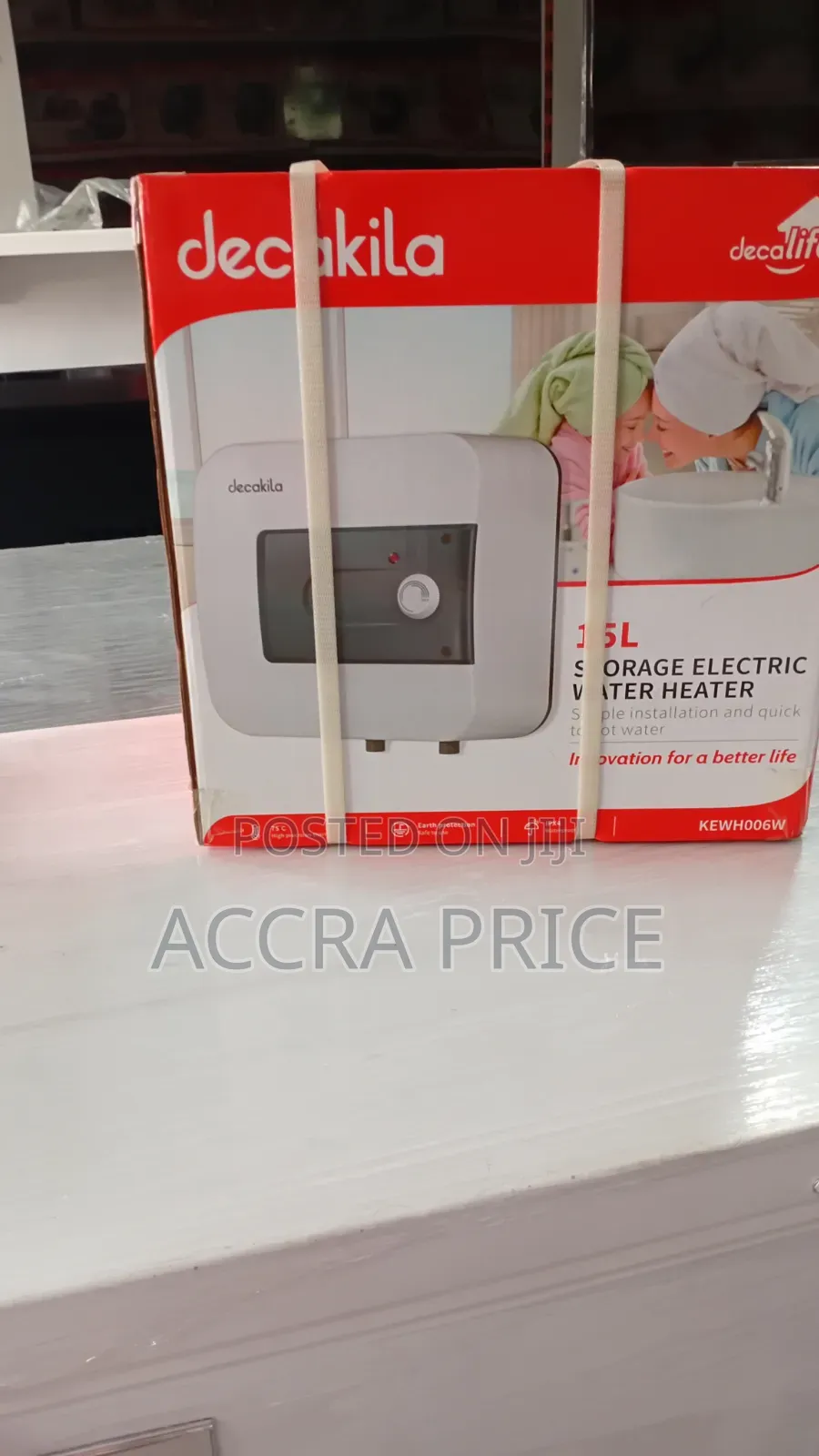 Freshness After a Day Water Heaters Decakila 15l Storage Water Heater