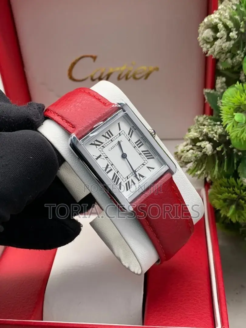 Cartier Ladies Leather Watch