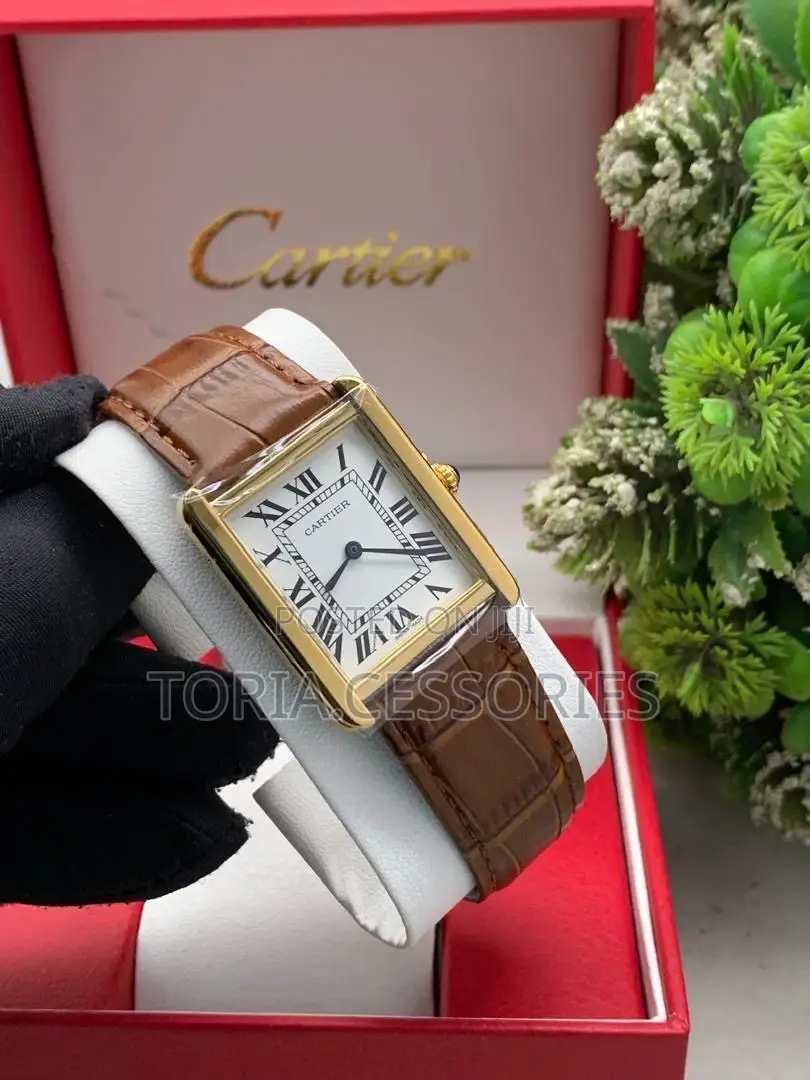 Cartier Ladies Leather Watch