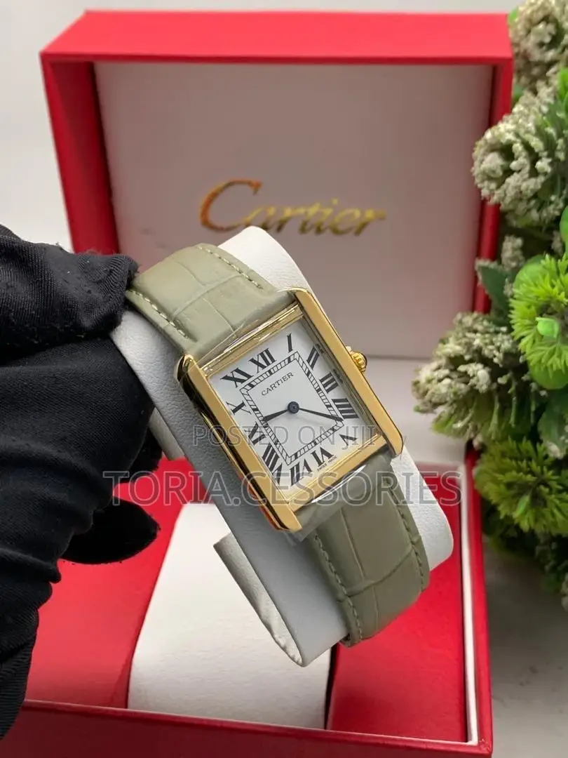 Cartier Ladies Leather Watch