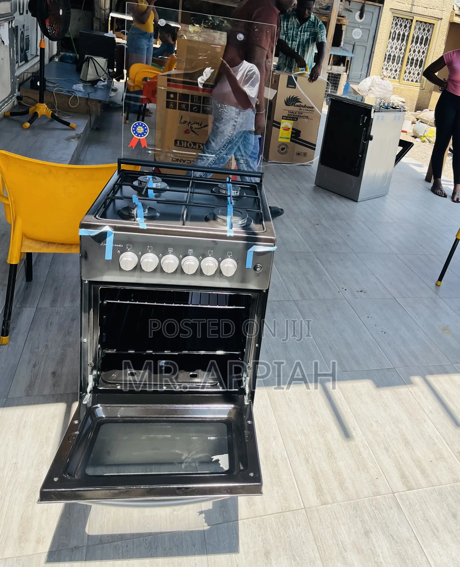 Order Durable Volcano 4 Gas Burner With Oven Grill(50x50cm)