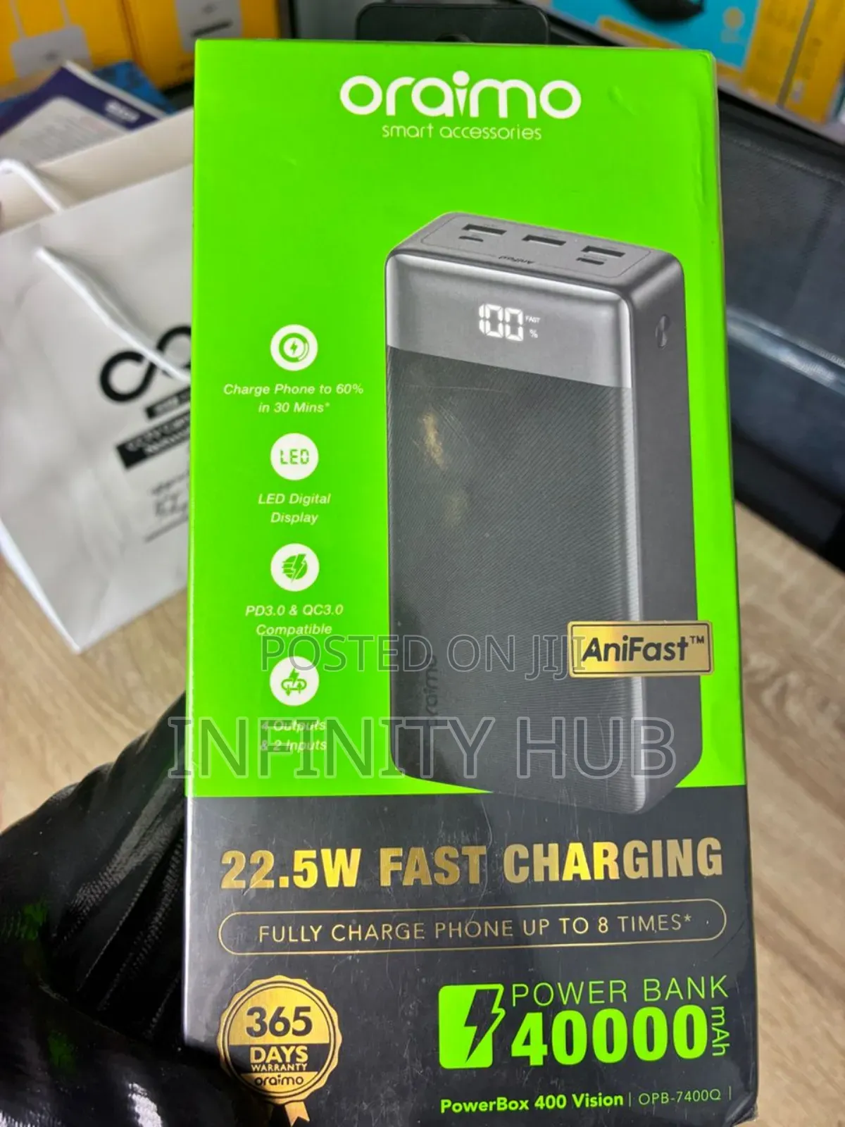 Power Box 400 Vision 40000mah 22.5w Power Bank