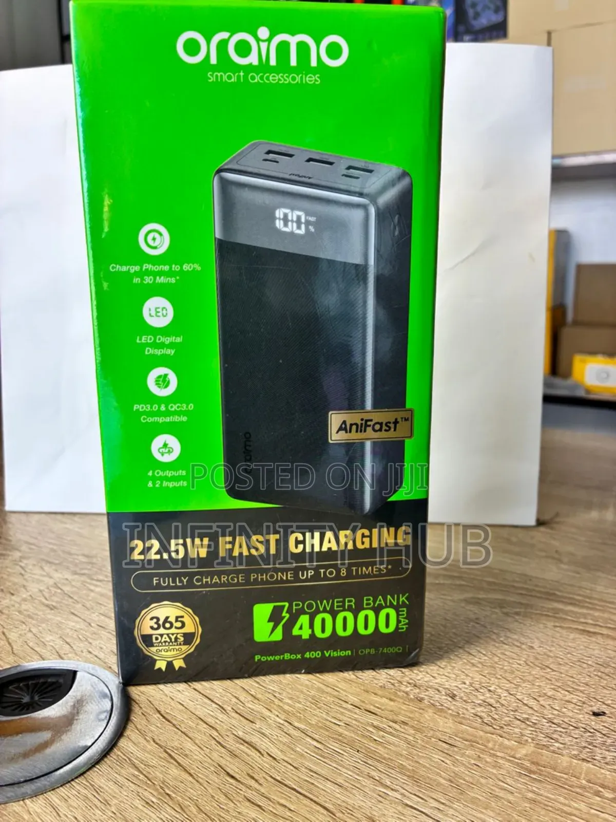 Power Box 400 Vision 40000mah 22.5w Power Bank