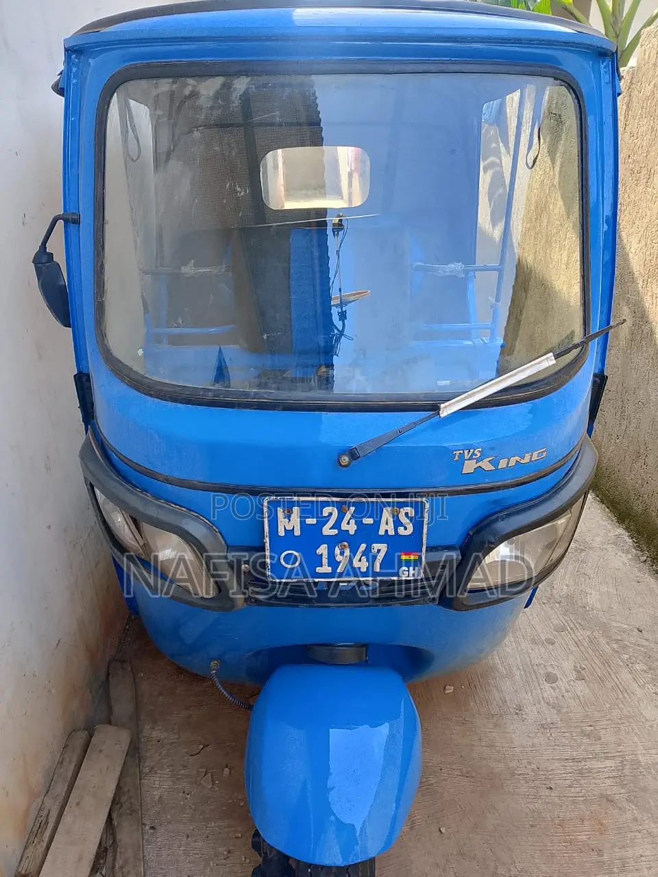 TVS King Deluxe Plus iTouch Start 2024 Blue