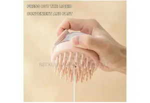 Silicon Bath Brush With Dispenser