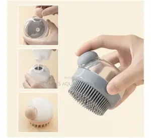 Silicon Bath Brush With Dispenser