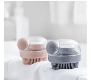 Silicon Bath Brush With Dispenser