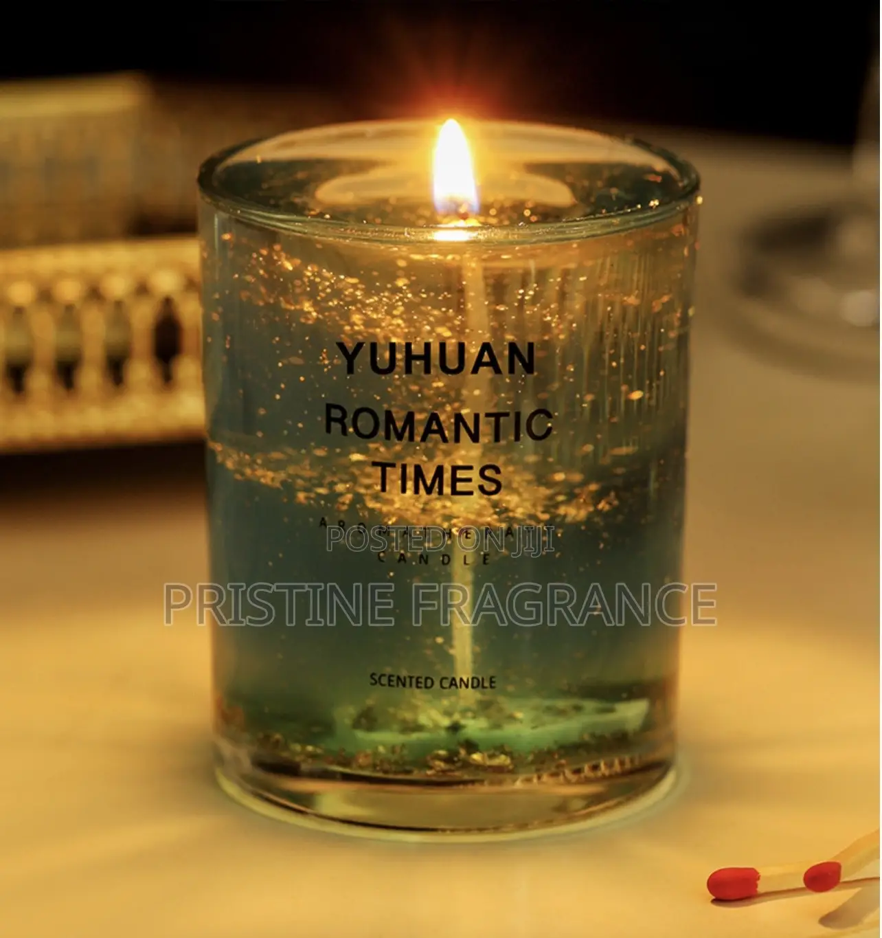 Lime Basil Aromatherapy Gel Candle