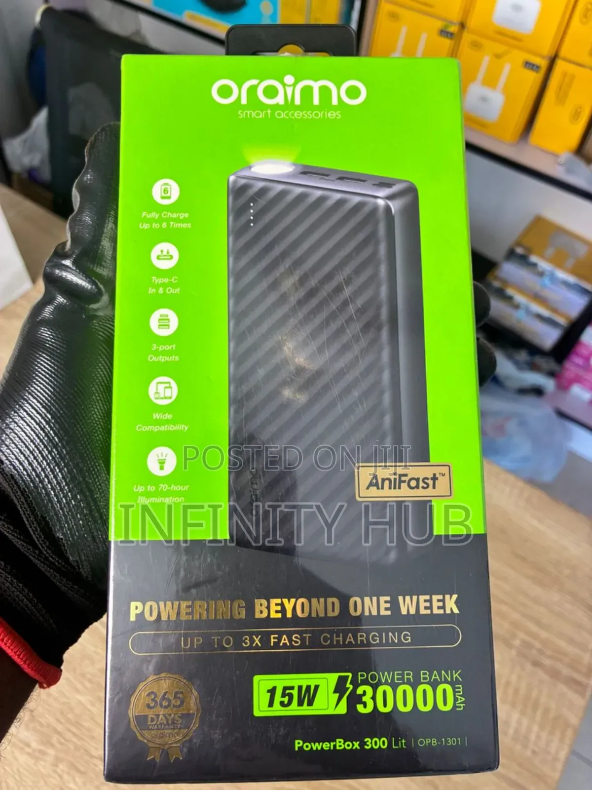 30000mah Power Box 300lite Oraimo Power Bank