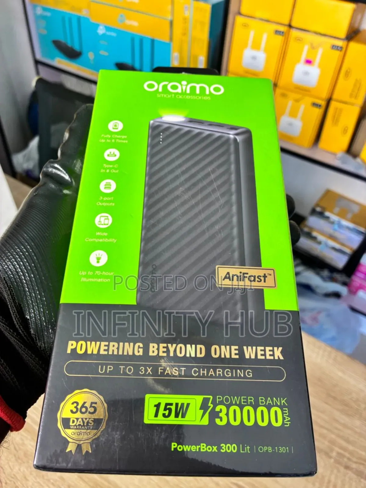 30000mah Power Box 300lite Oraimo Power Bank