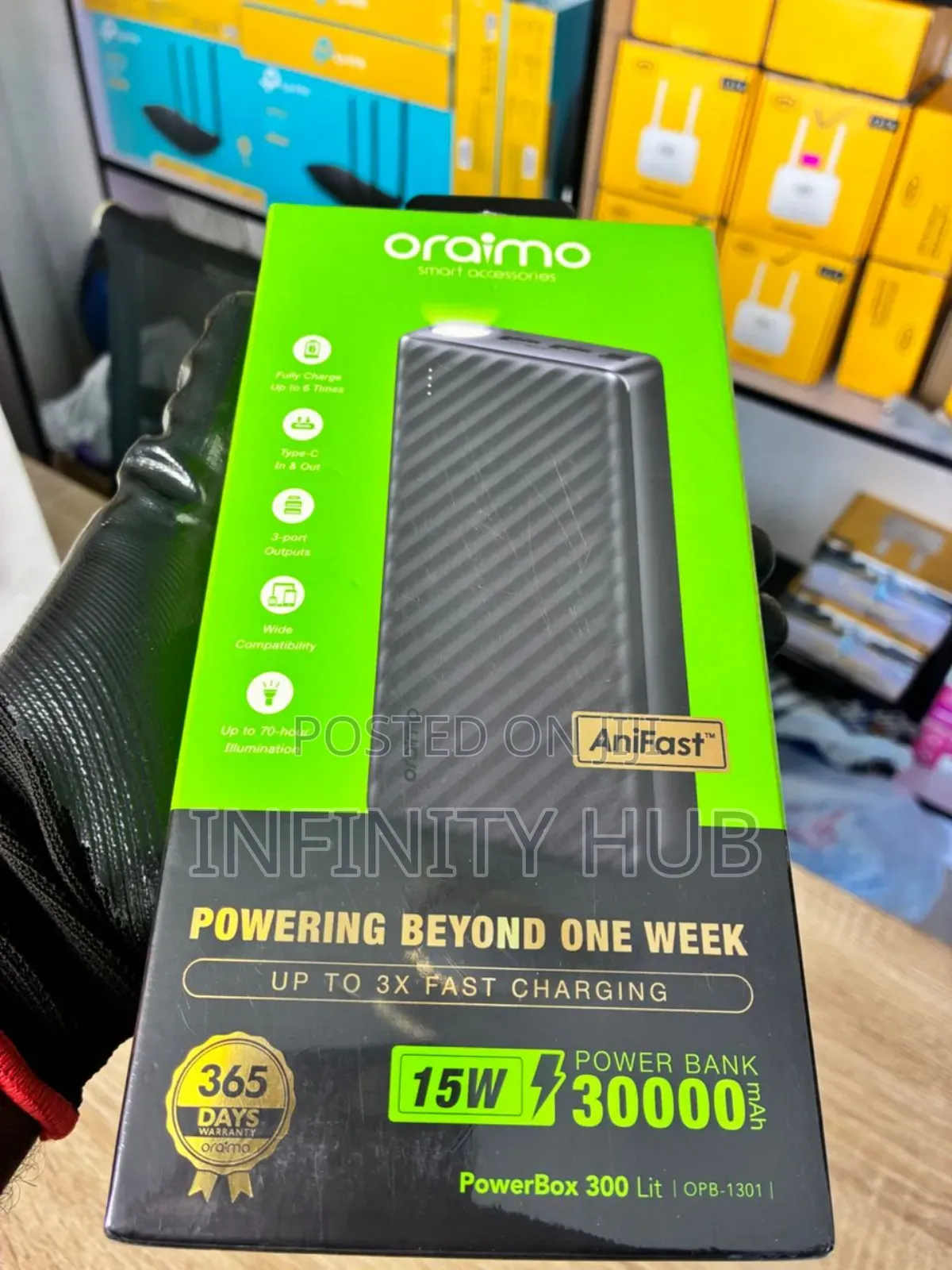 30000mah Power Box 300lite Oraimo Power Bank