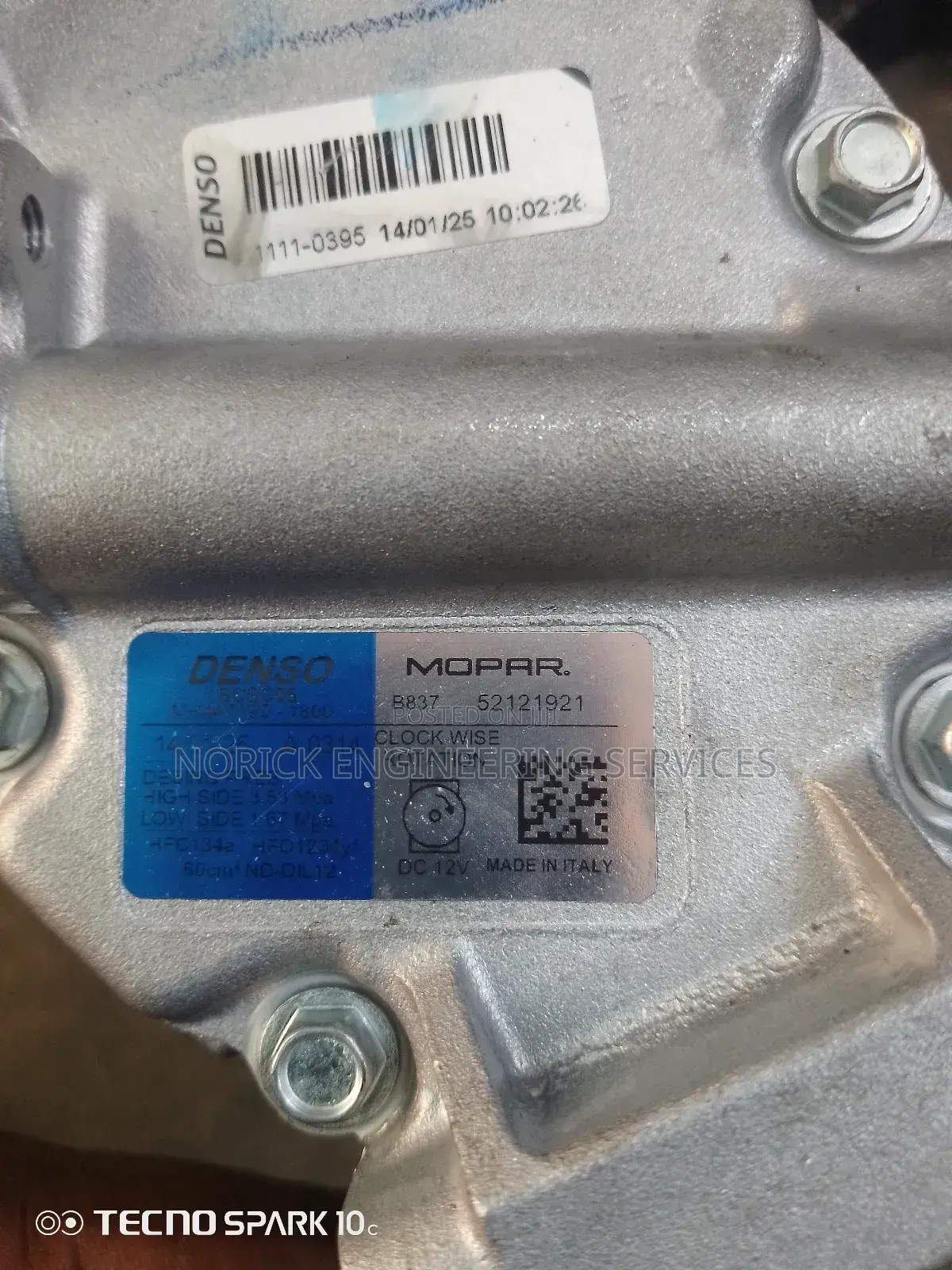 Echo Car Ac Compressor Denso