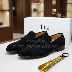 Black Suede Tassel Loafers