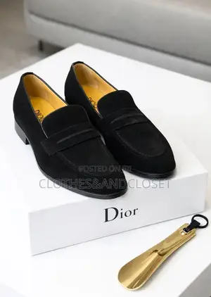 Black Suede Tassel Loafers