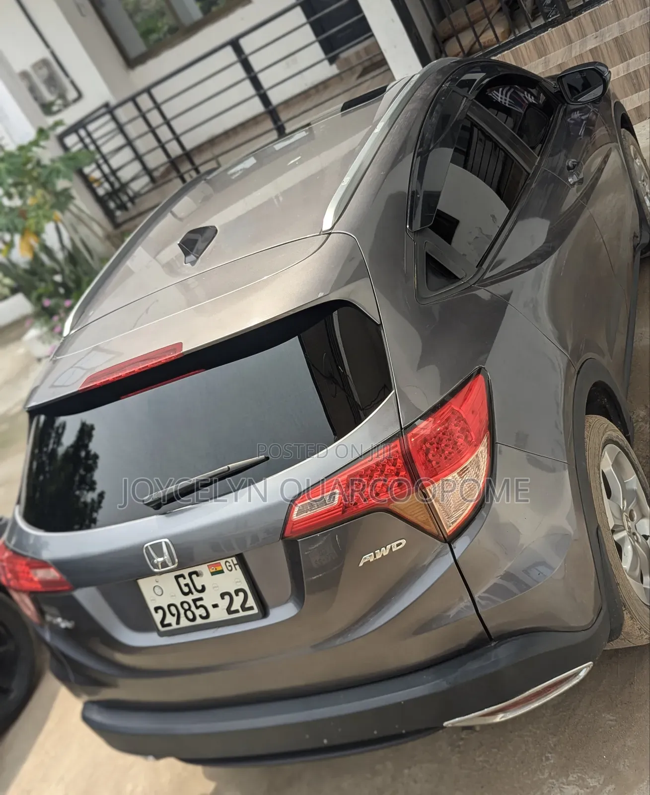 Honda HR-V EX-L w/Navigation AWD 2017 Gray