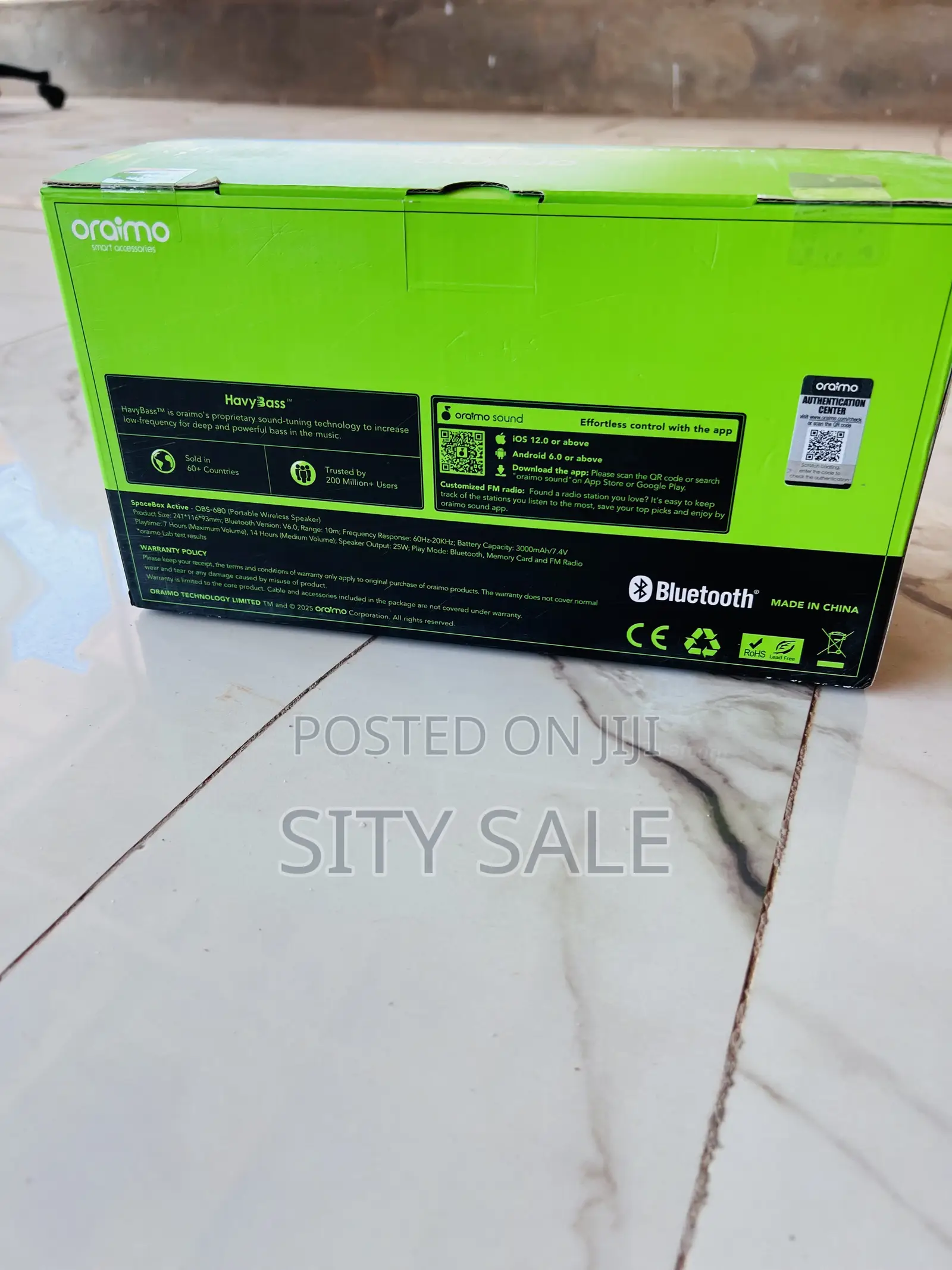Oraimo Spacebox Active| Obs-680