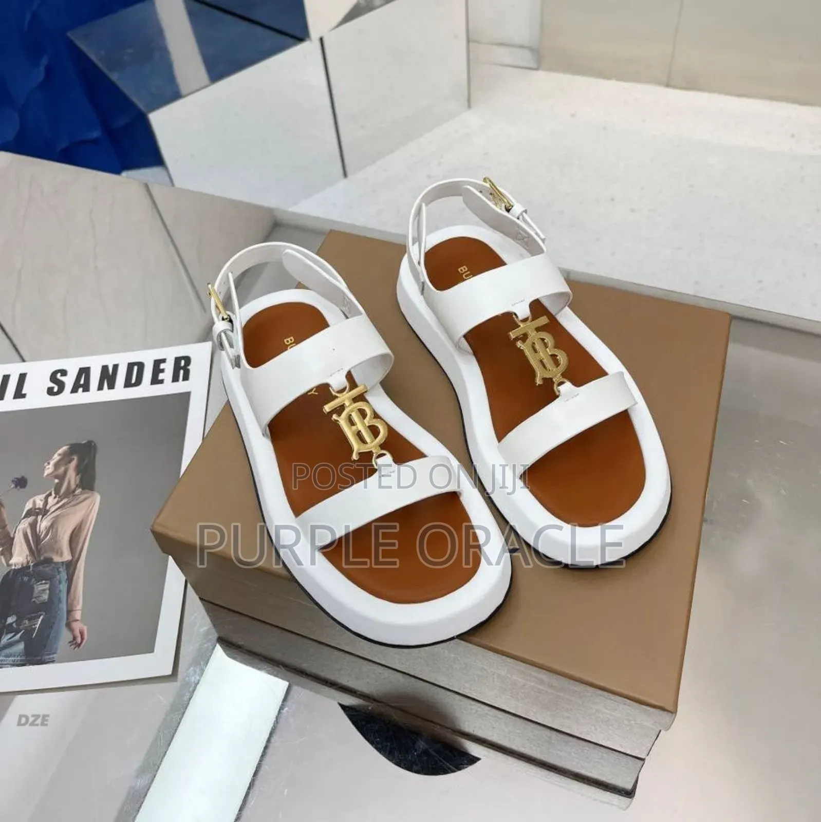 Burberry Leather Sandals for All Occasions