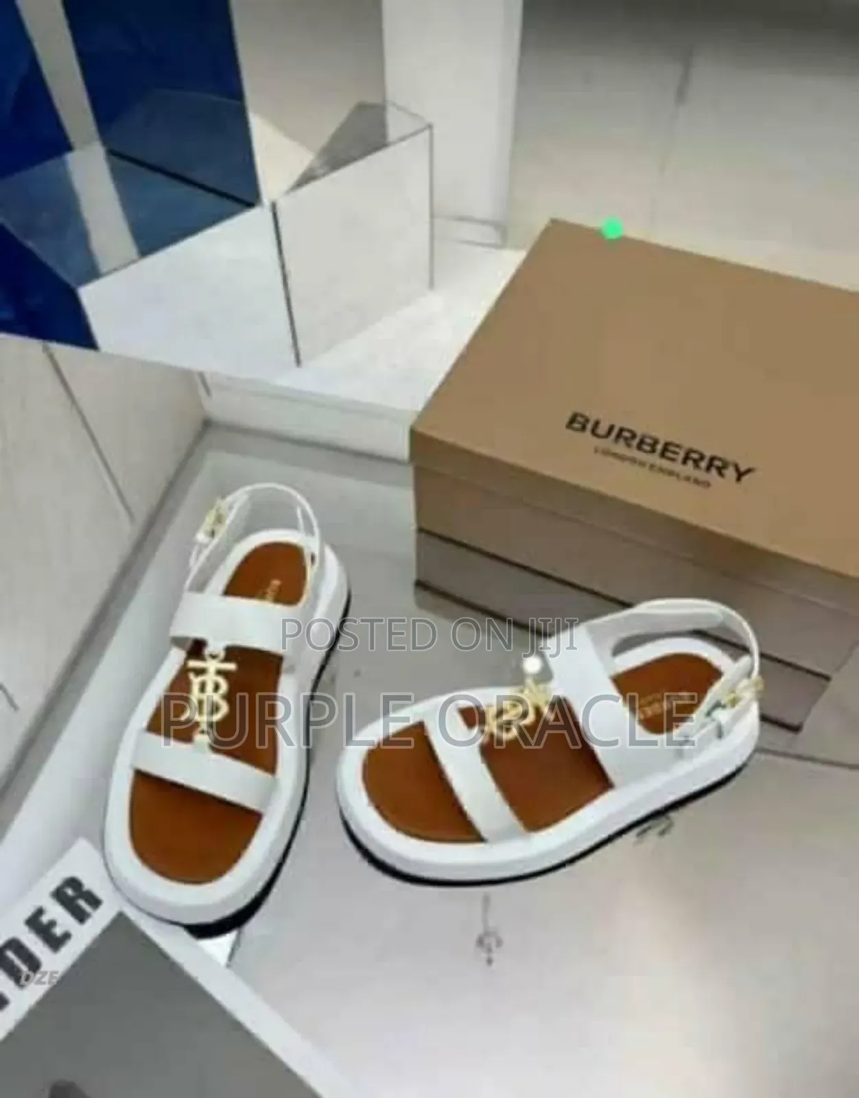 Burberry Leather Sandals for All Occasions