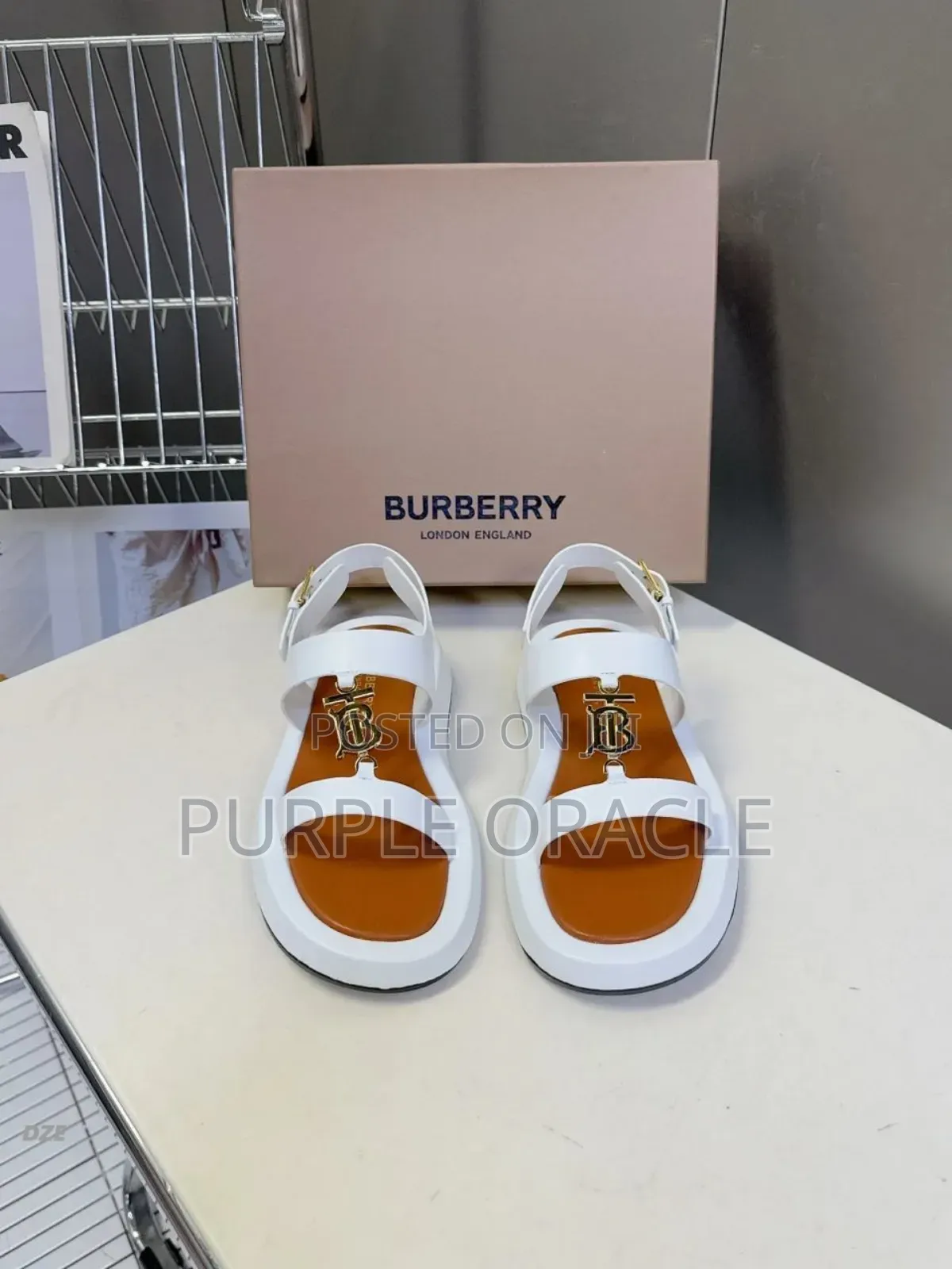 Burberry Leather Sandals for All Occasions