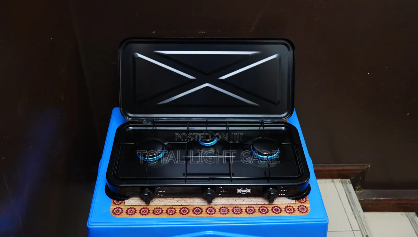 3 Burner Low Deluxe Gas Stove