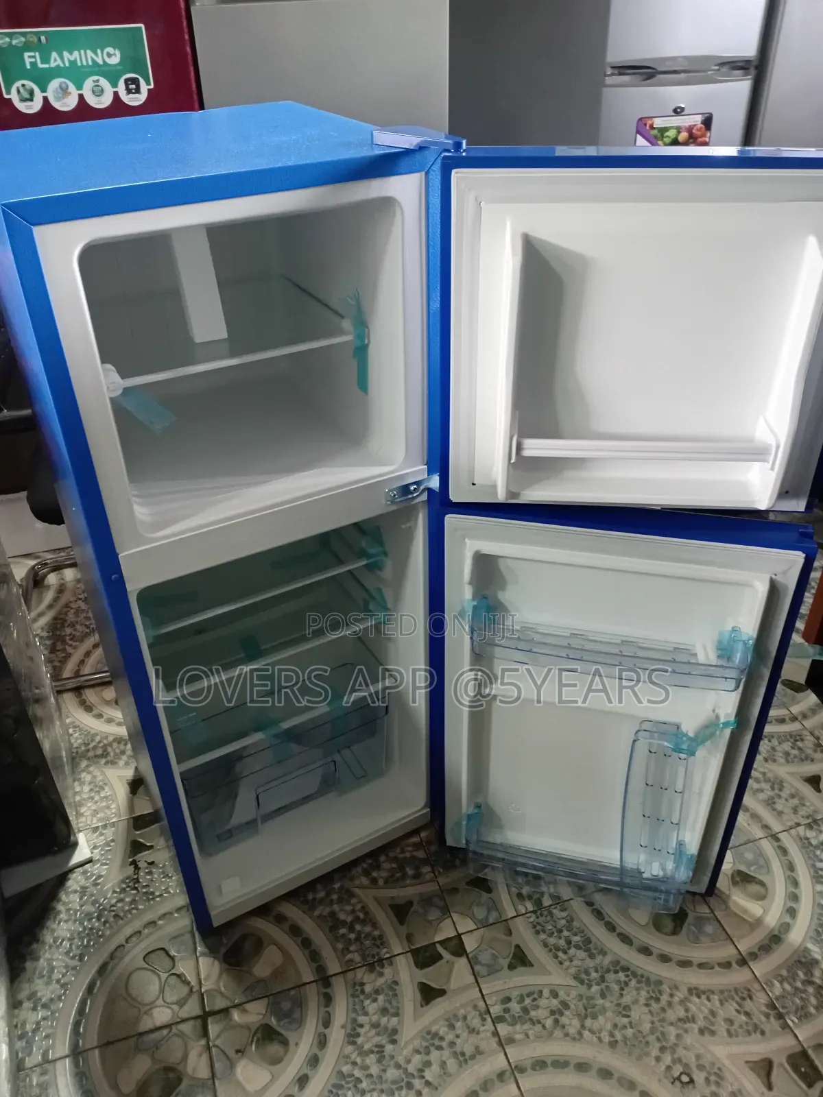 Modern Westpool Refrigerator, Blue Touch Westpool Refrigerator