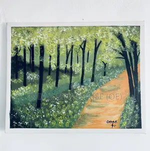 Beautiful Hand-Painted Landscape Art.