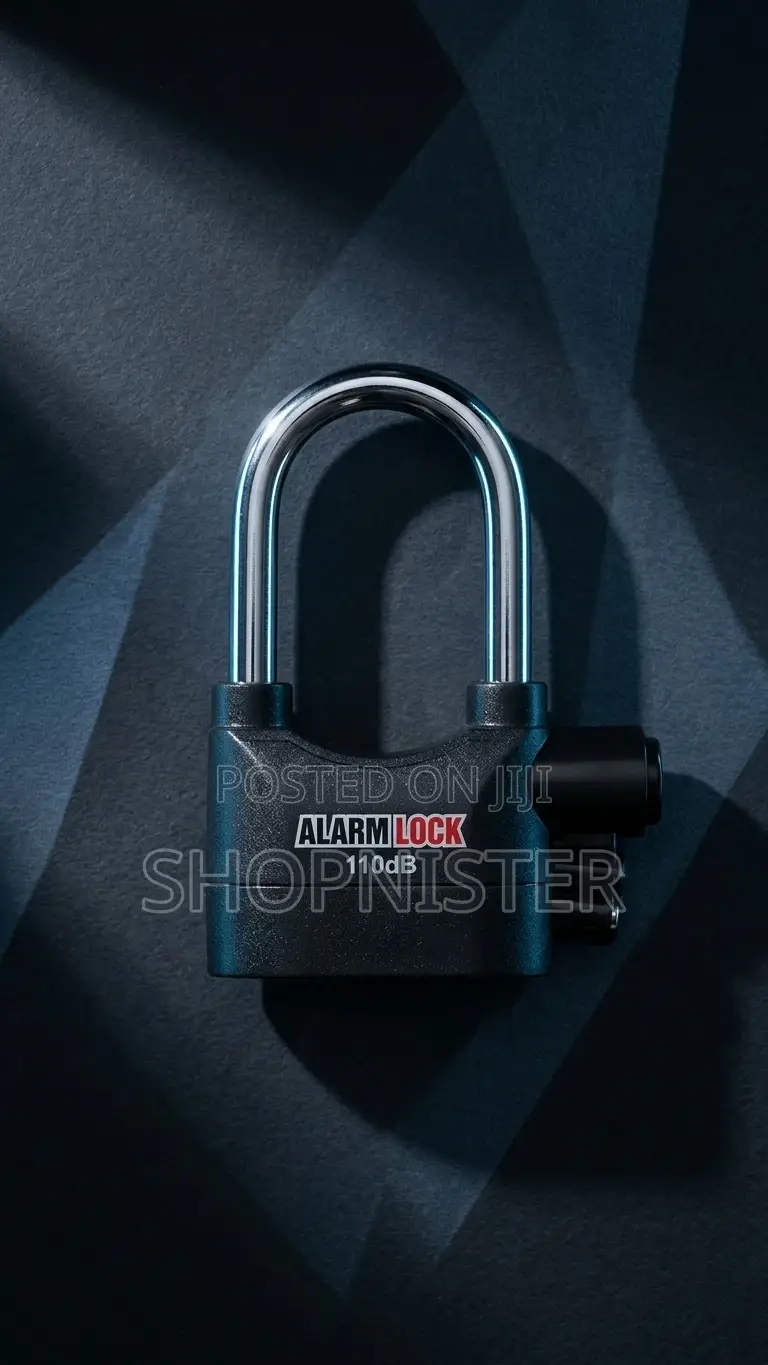 Heavy-duty 110db Smart Siren Alarm Padlock