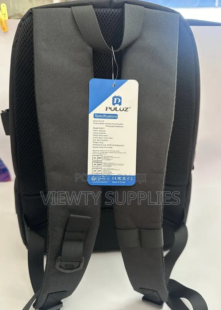 Puluz Outdoor Portable Waterproof Scratch-Proof Camera Backpack
