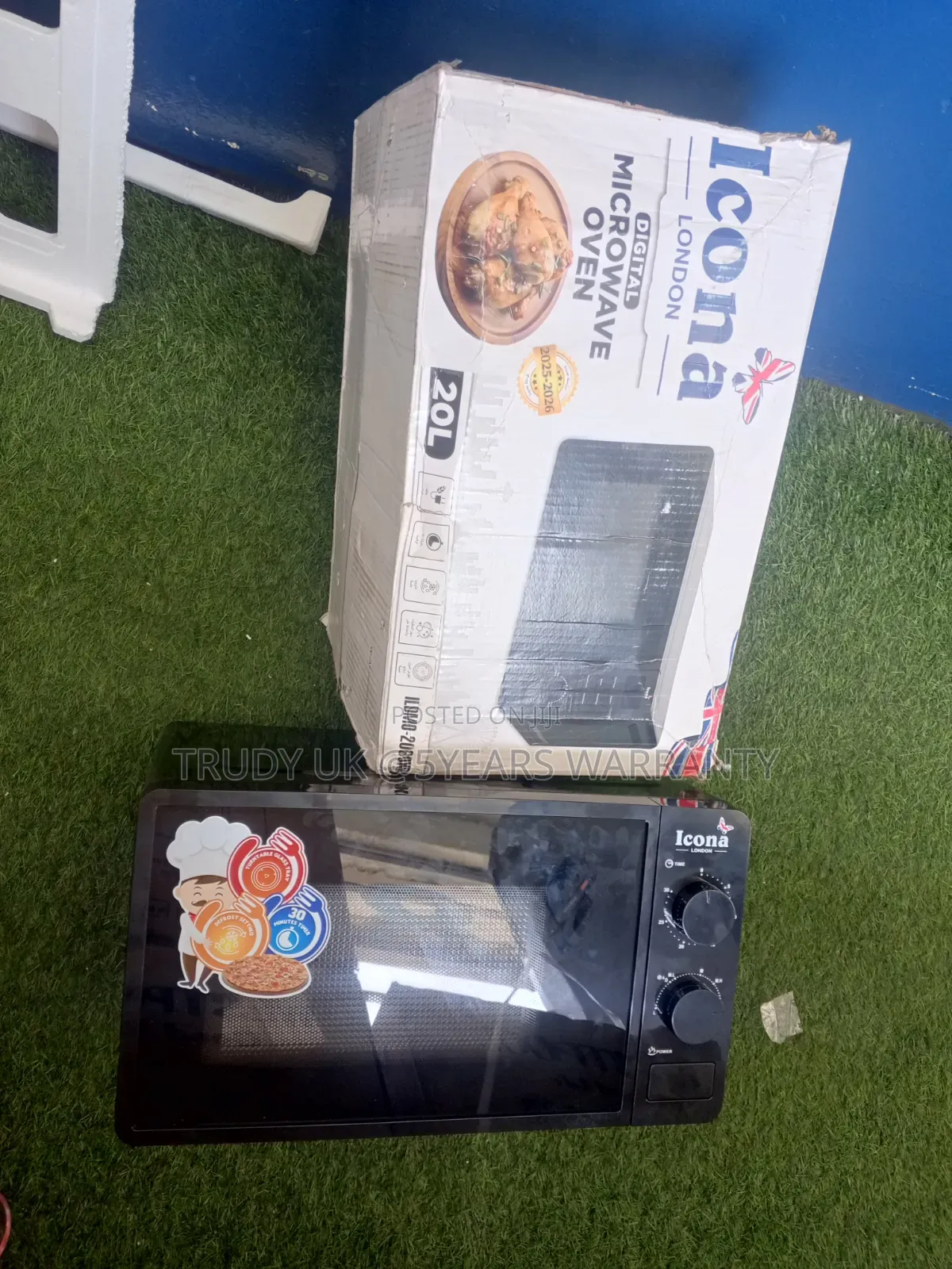 Icona 20l Solo Microwave Oven – Easy Control Quick Heating