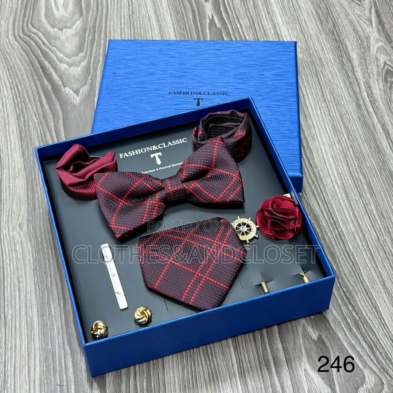 Fashion Classic Men's Formal Accessory Gift Set