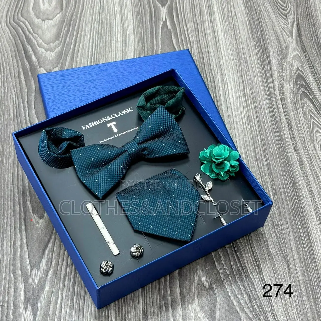Fashion Classic Men's Formal Accessory Gift Set