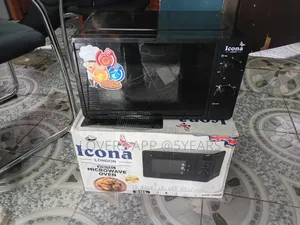 Icona Chefs Microwave Oven, Black Icona 20l Microwave.