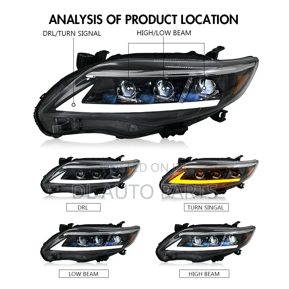 Corolla 2011 Head Light Led Spec