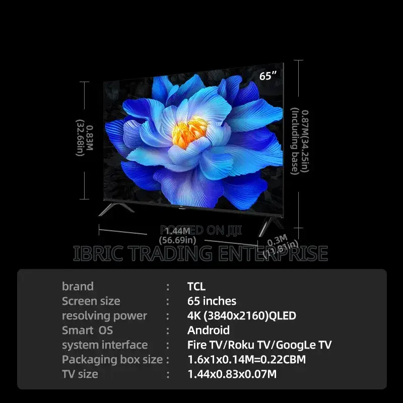 TCL 65 Inches Android Smart Tv