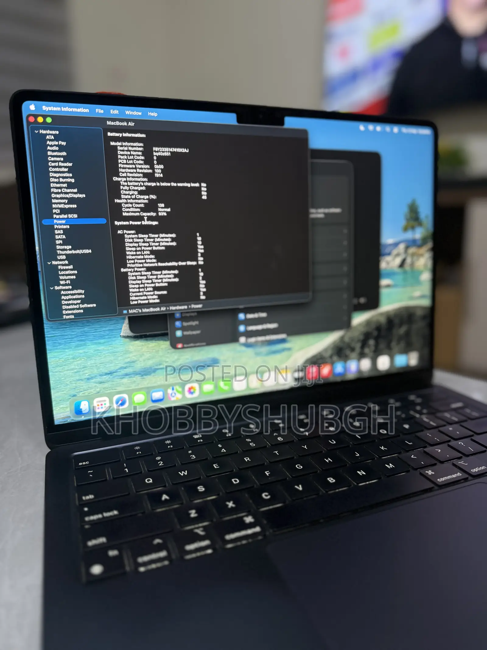 Laptop Apple MacBook Air 2022 M2 8GB Apple M2 SSD 512GB